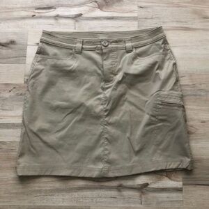 Eddie Bauer Tan Skirt